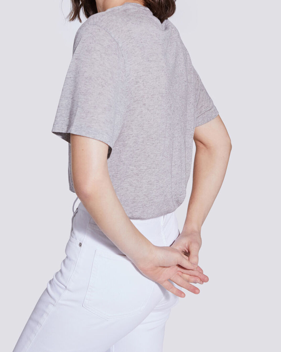RASHEL LIGHTWEIGHT CREW NECK T SHIRT image number null